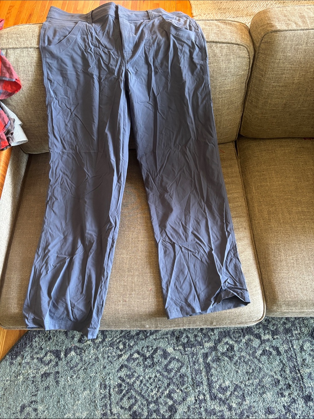 Lucy Women's Lightweight Gray Wide-Leg Pants